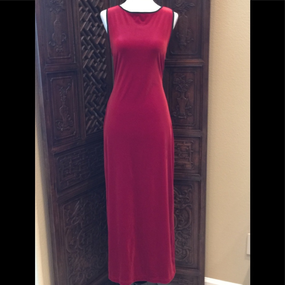 ❤️ VINTAGE RED VELVET DRESS SIZE SMALL - MEDIUM